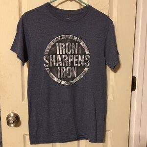 Proverbs Graphic Blue T-Shirt